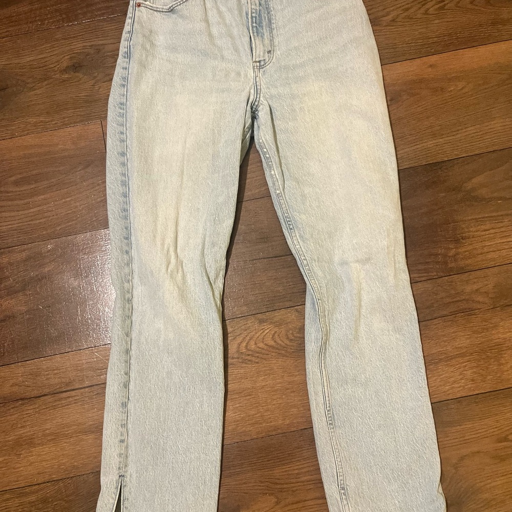 Abercrombie & Fitch Blue Straight Leg Jeans